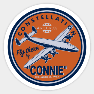 Vintage Constellation Airliner Sticker